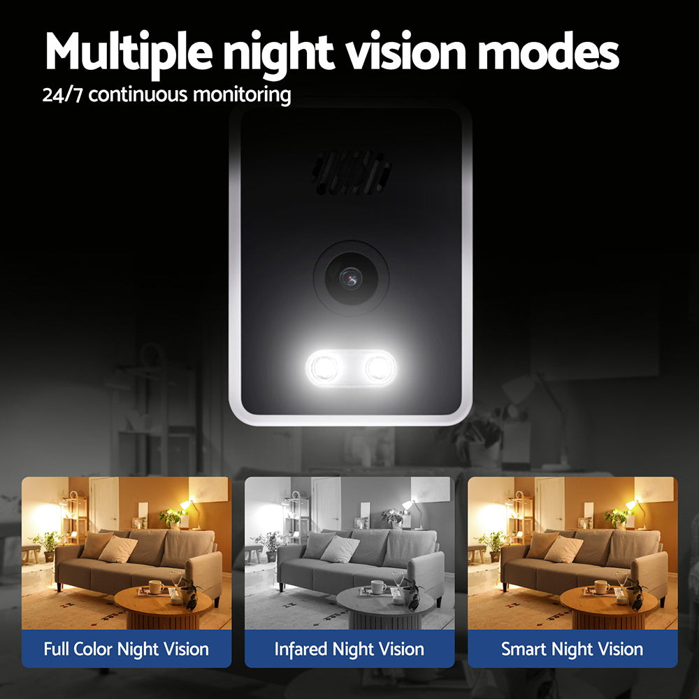 UL-Tech 3MP IP Camera Baby Monitor 360° White