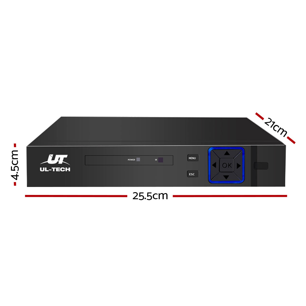 UL-Tech 8CH DVR 1080P CCTV Video Recorder 4TB