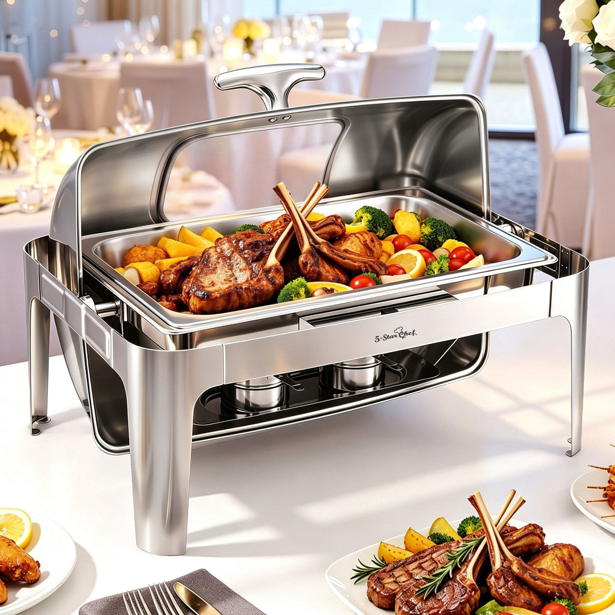 5 Star Chef 9L Chafing Dish Buffet Food Warmer