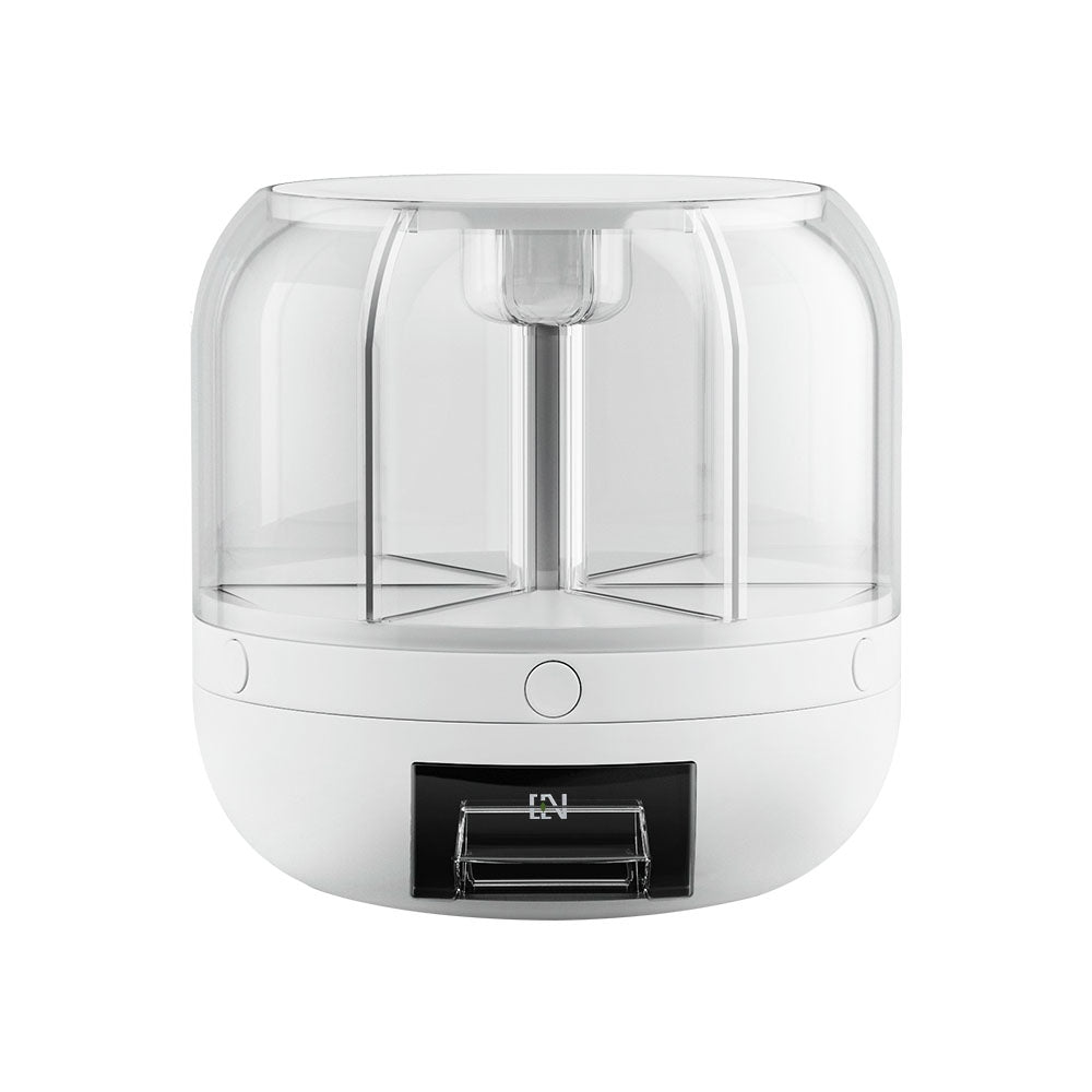 5-Star Chef 7KG Cereal Dispenser White 6-Compartment Rotatable