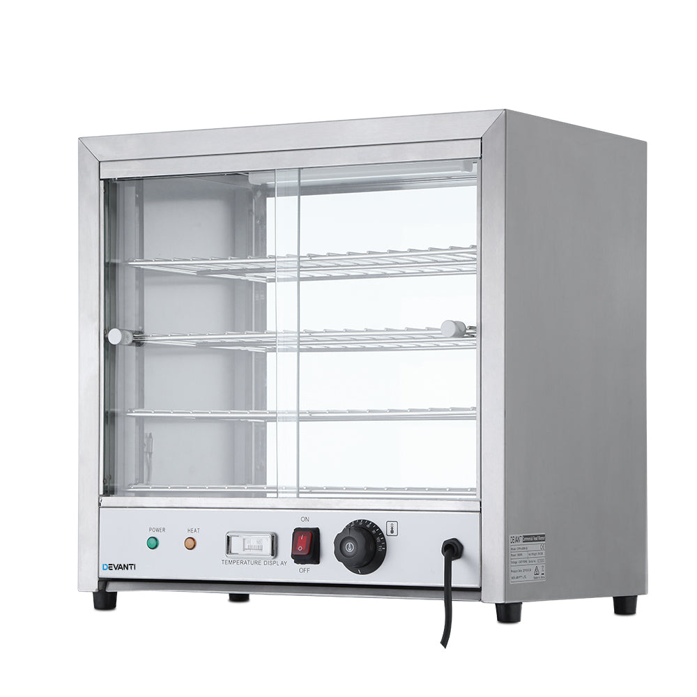 Devanti Commercial Food Warmer Display Showcase Cabinet 54cm