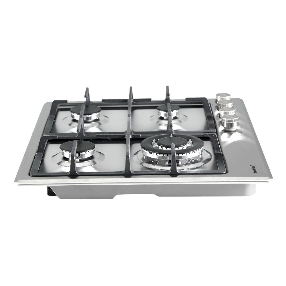 Comfee 60cm Gas Cooktop 4 Burners Stainless Steel NG LPG