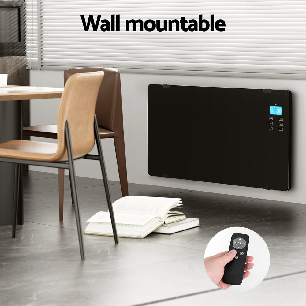 Devanti 2000W Convection Heater Black Indoor