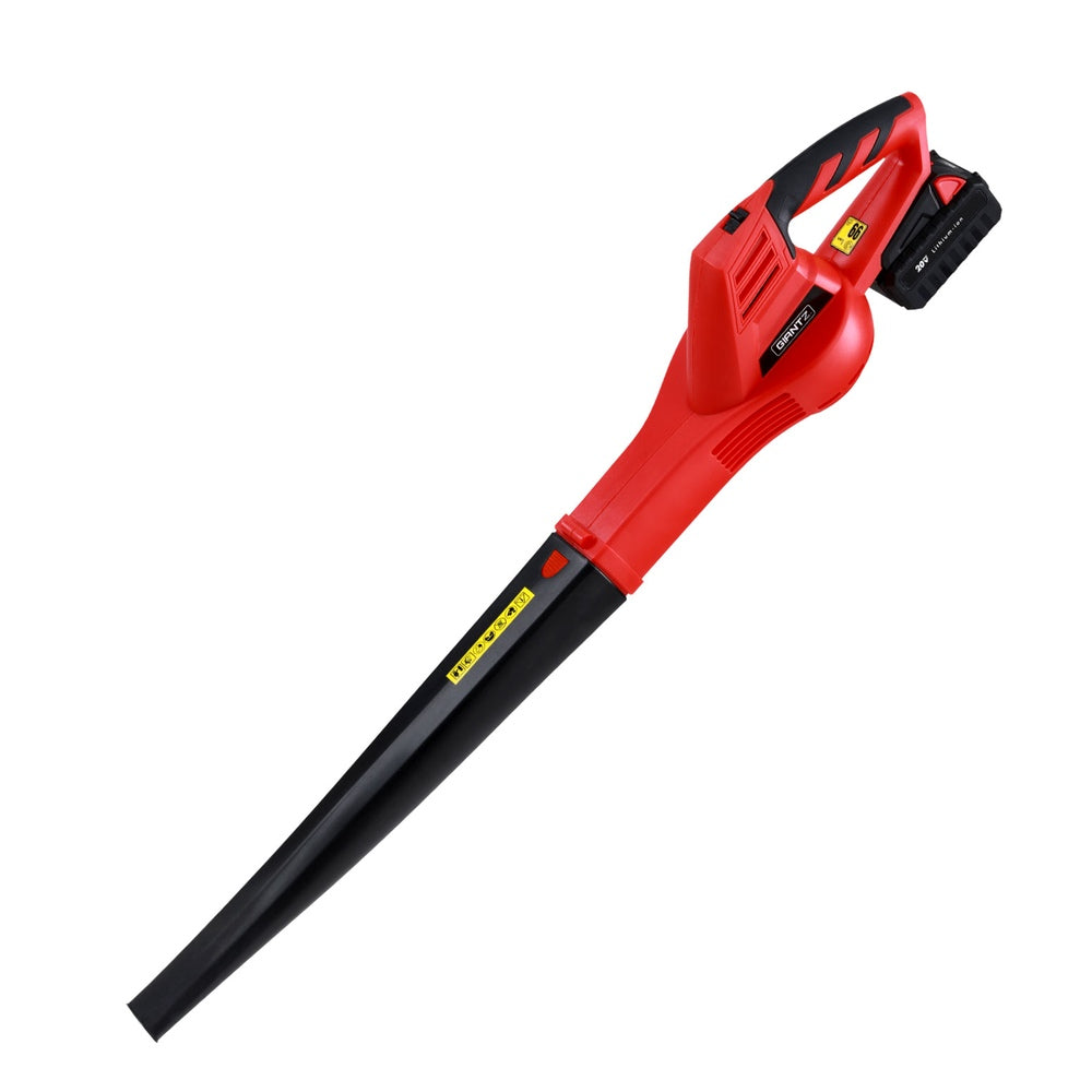 Giantz 20V Cordless Leaf Blower 12000RPM Black Red