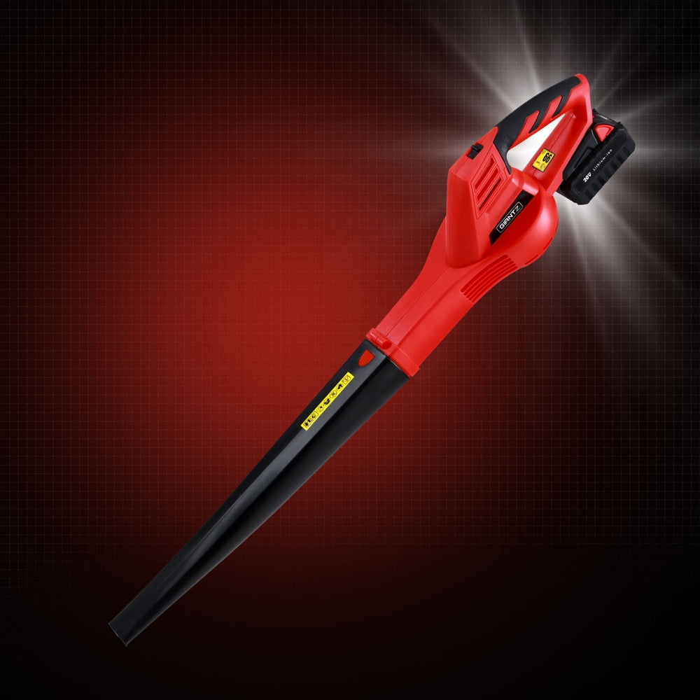 Giantz 20V Cordless Leaf Blower 12000RPM Black Red