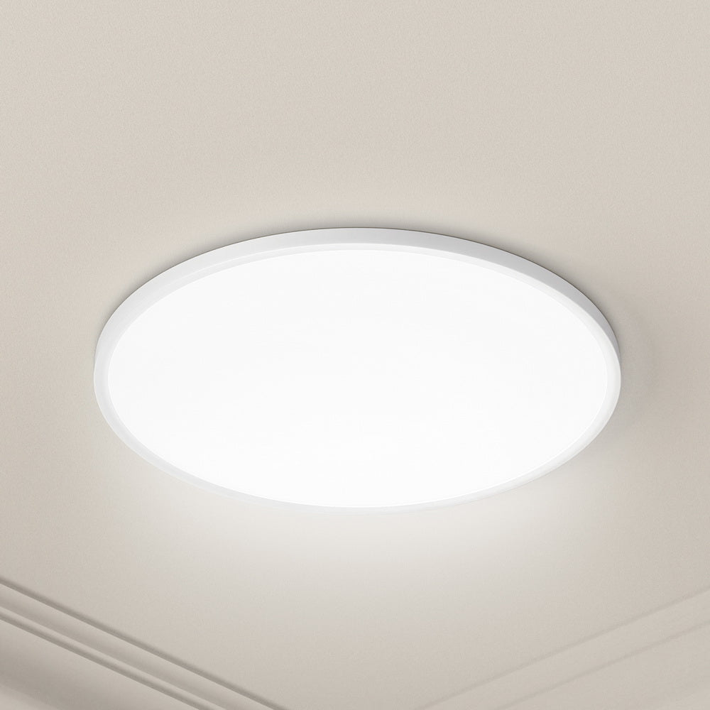 Leier 46W Round LED Ceiling Light Ultra-Thin Oyster Lamp Black