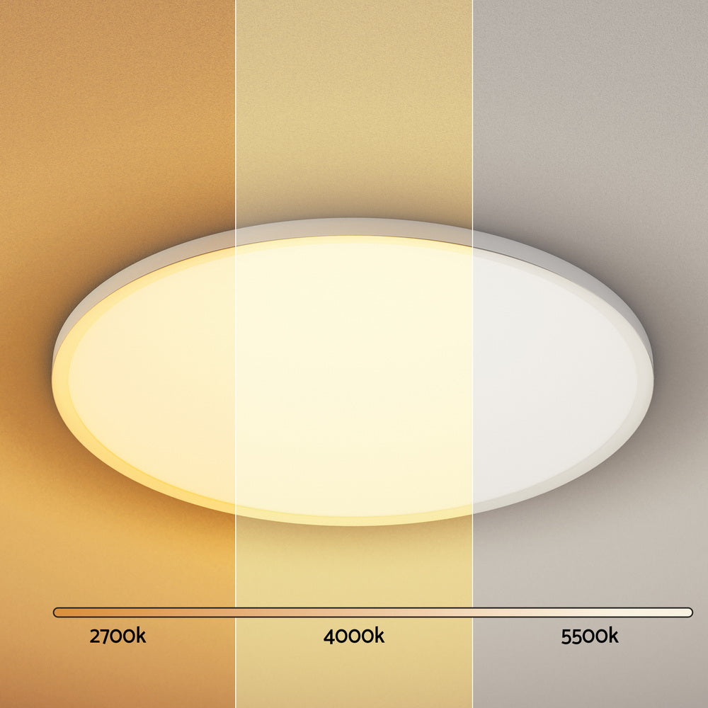 Leier 54W LED Round Ceiling Light Ultra-Thin Oyster Lamp Cool/Warm