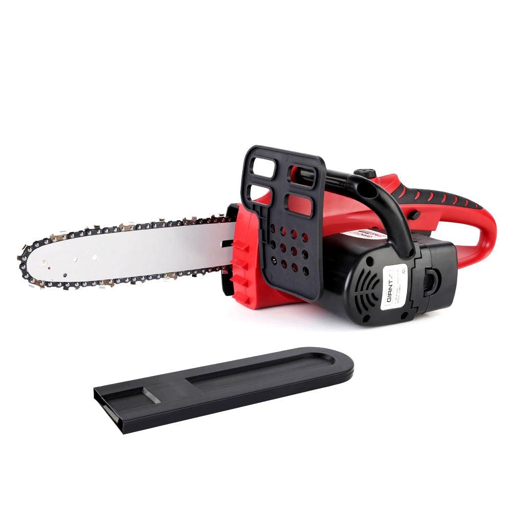 Giantz 10" 20V Cordless Chainsaw Rechargeable Black/Red
