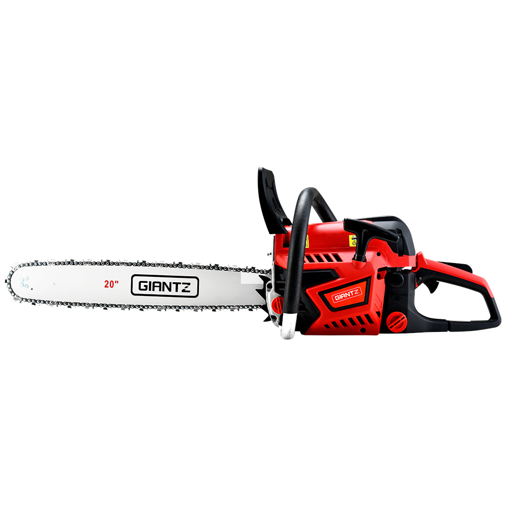 Giantz 52CC 20" Petrol Chainsaw Commercial E-Start Pruning 4.0HP