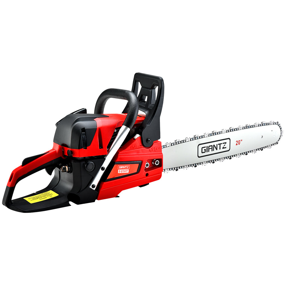 Giantz 52CC 20" Petrol Chainsaw Commercial E-Start Pruning 4.0HP