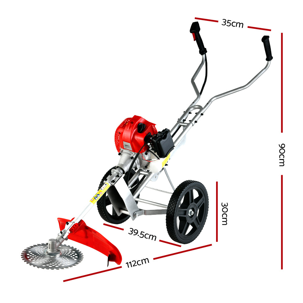 Giantz 62cc Petrol Brush Cutter 3-in-1 Trimmer Saw