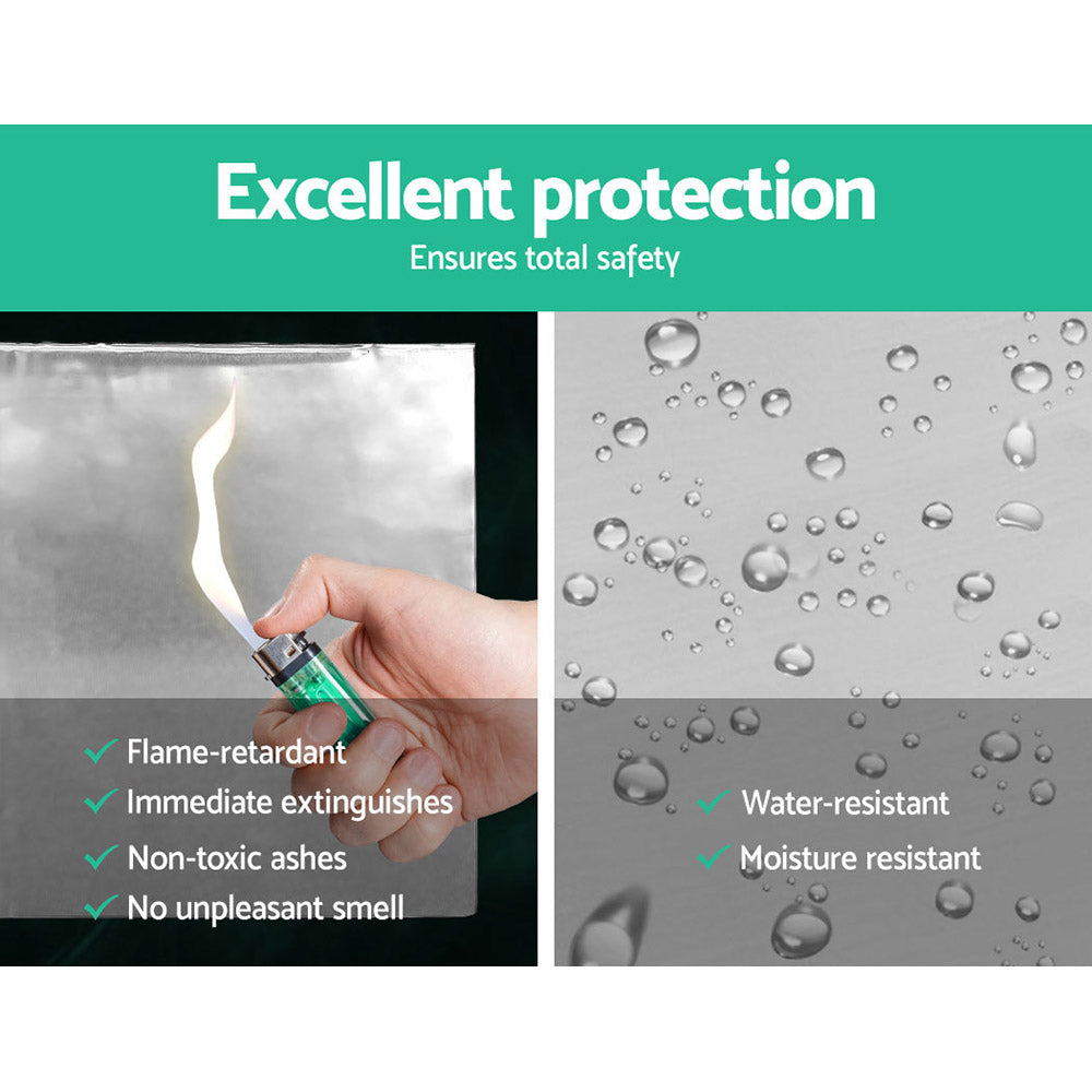 Weisshorn 36PCS Car Sound Deadener Butyl Noise Insulation Heat Proof Self-Adhesive 32x50cm