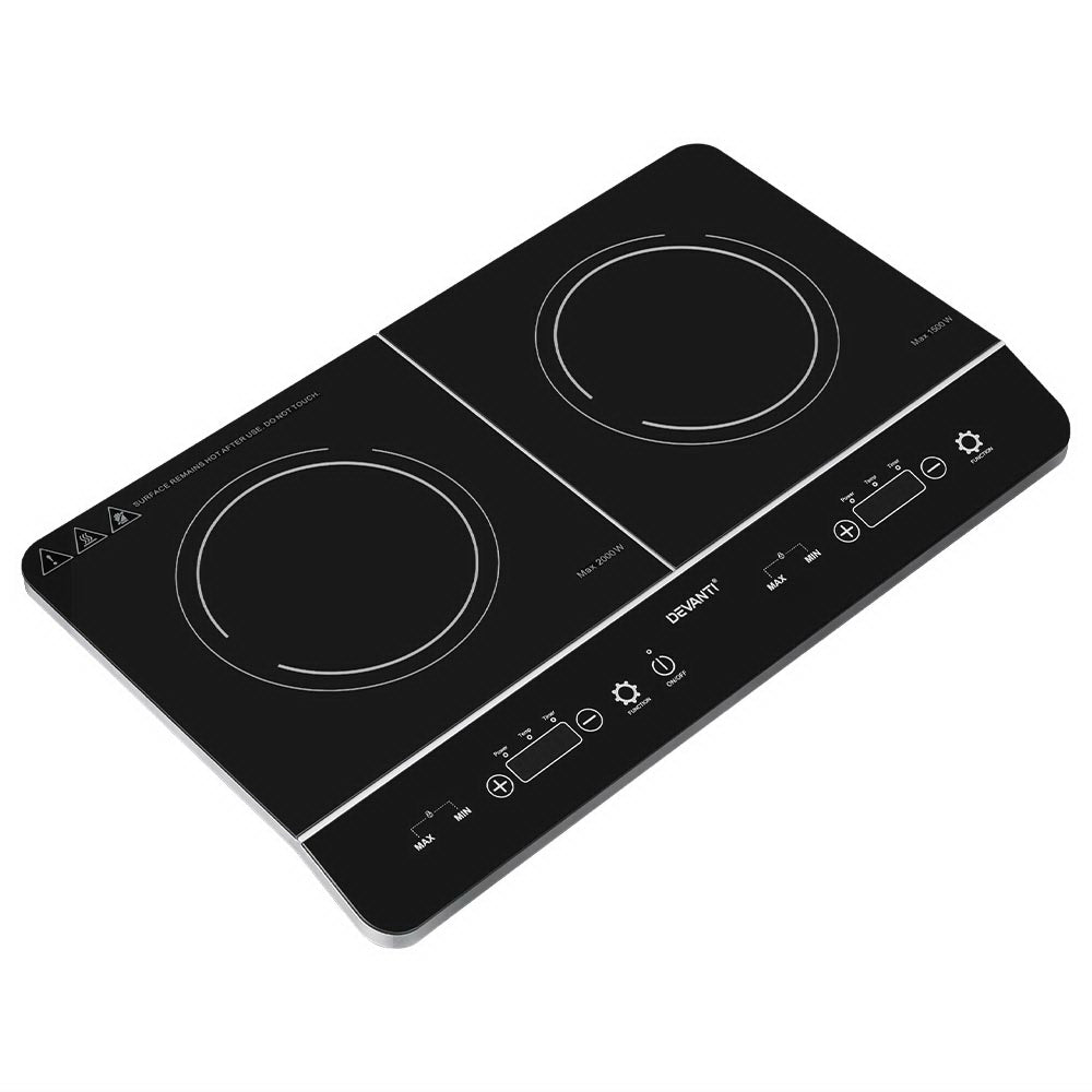 Devanti 60cm Portable Induction Cooktop Black