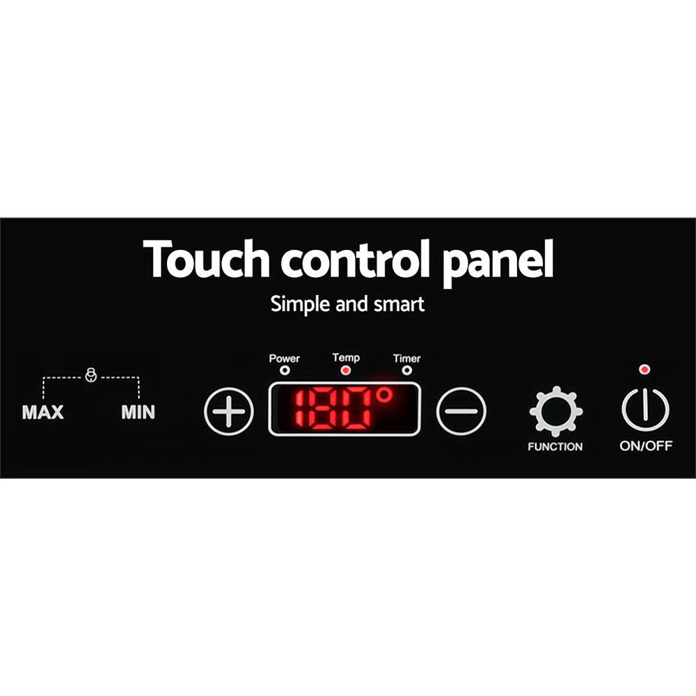 Devanti 60cm Portable Induction Cooktop Black