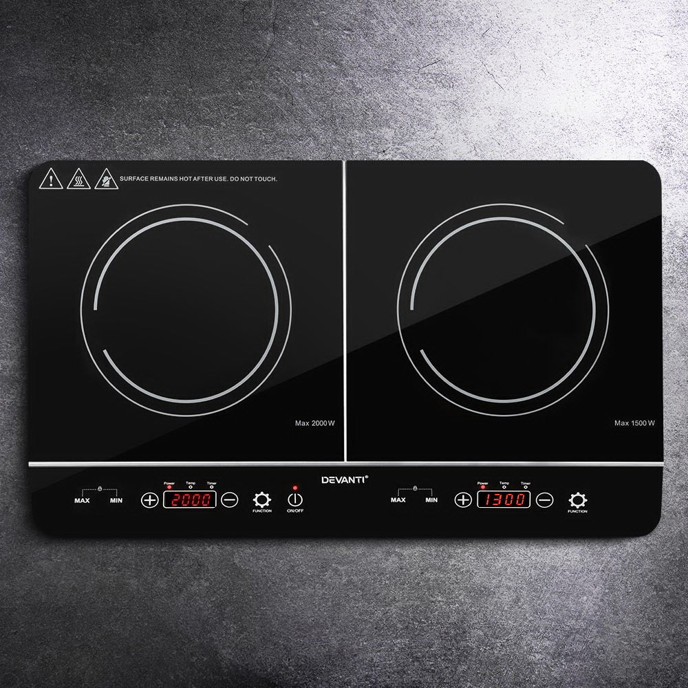 Devanti 60cm Portable Induction Cooktop Black