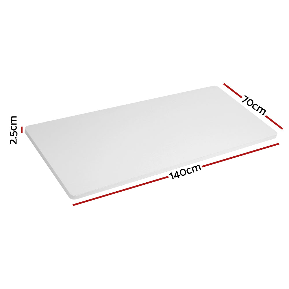 Artiss 140CM Desk Top White Matt Finish