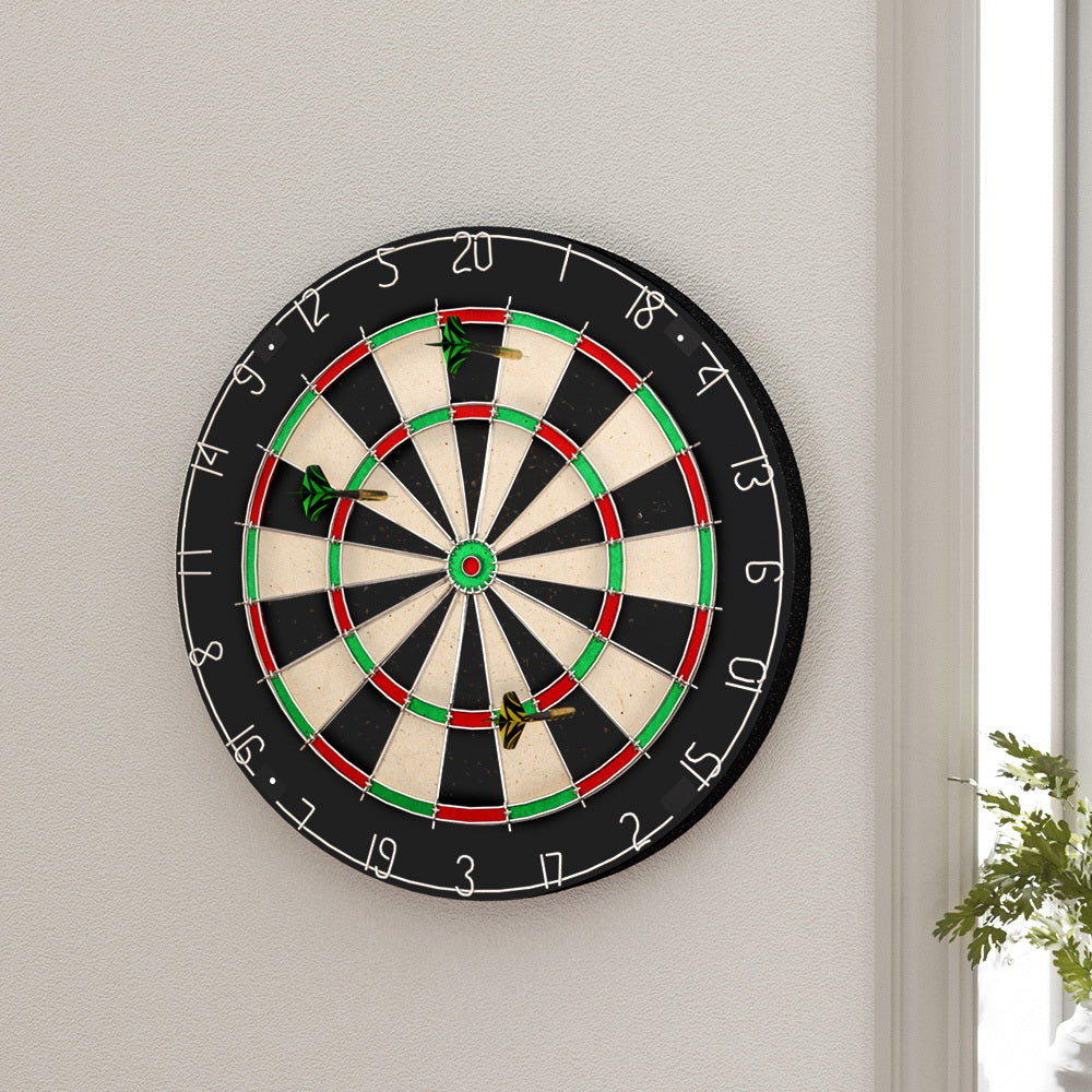 18" Competition Dartboard Set Steel Darts Self-Healing Sisal