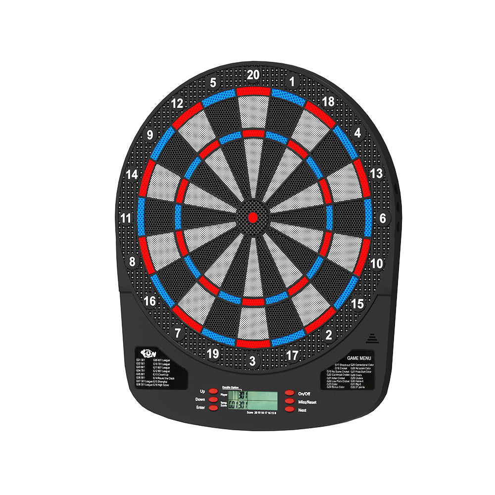 Electronic Dartboard 13.5" Soft Tip Darts 32 Games Scorer