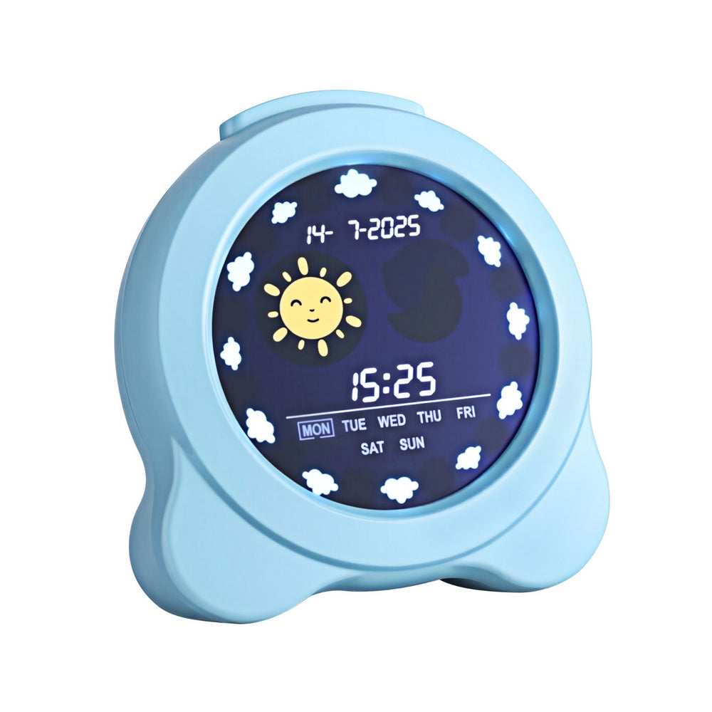 Artiss 3.8" Digital Day Clock Calendar Alarm LCD Blue (Children)