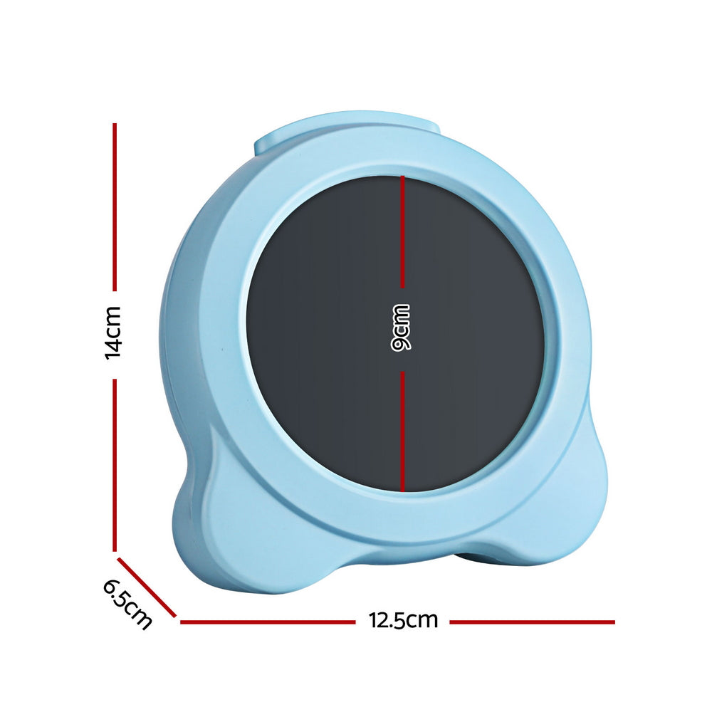 Artiss 3.8" Digital Day Clock Calendar Alarm LCD Blue (Children)