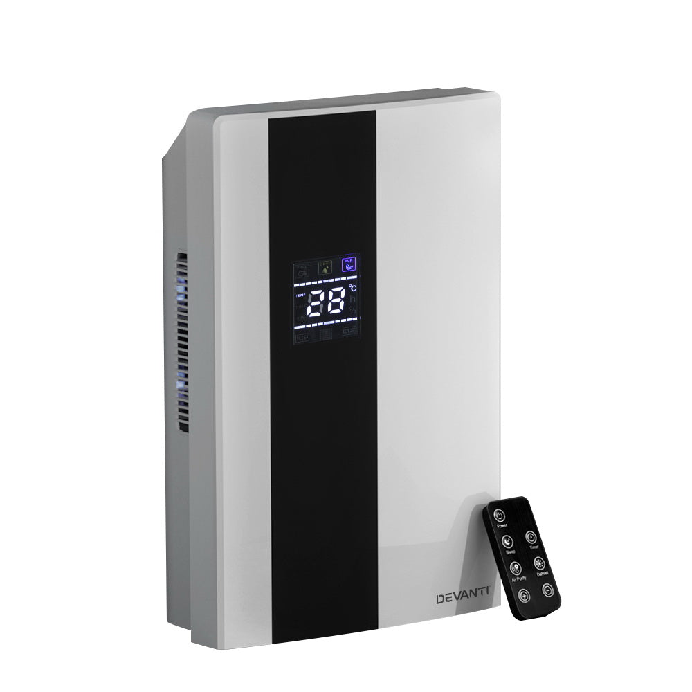 Devanti Dehumidifier and Air Purifier 2L White