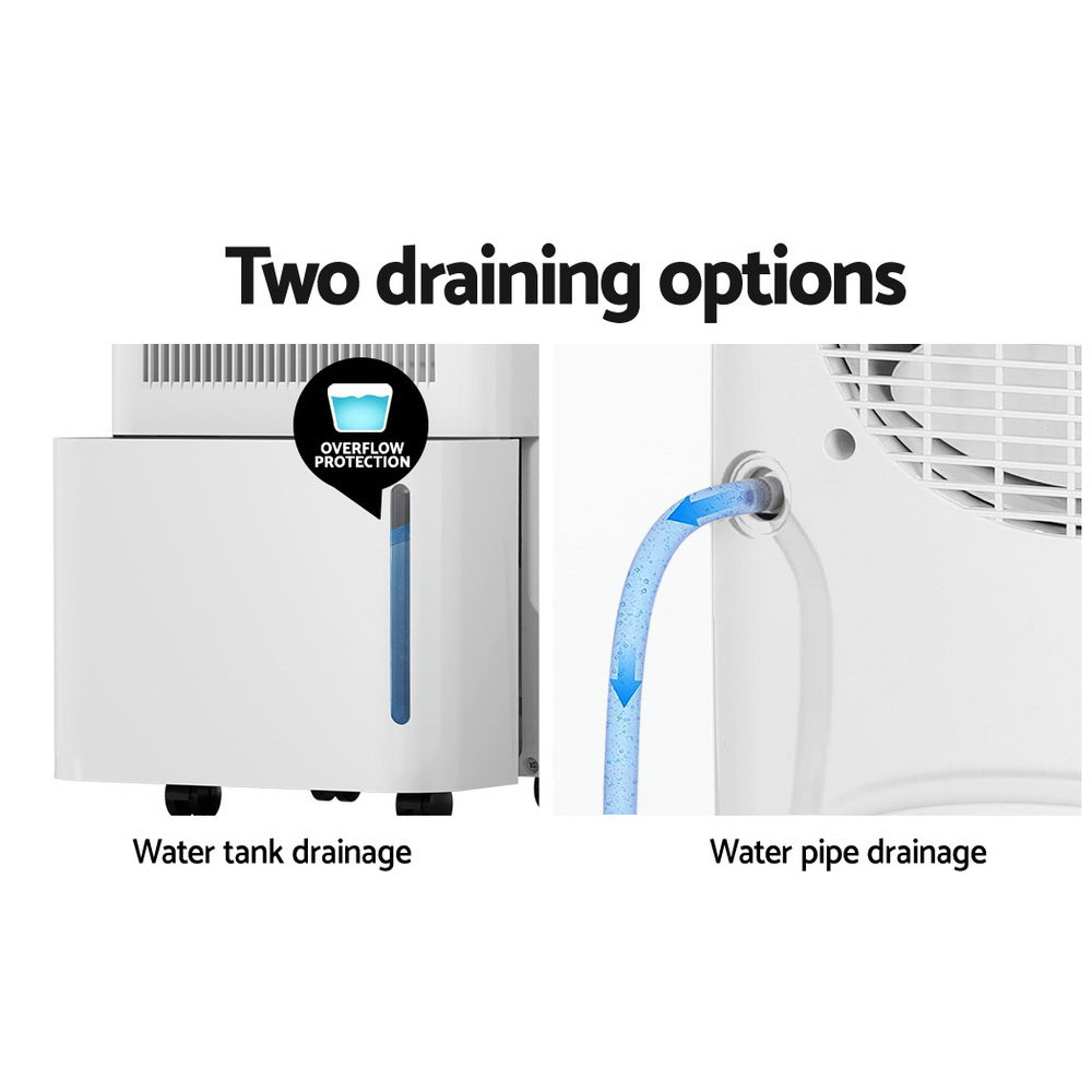 Devanti 12L Dehumidifier Air Purifier White