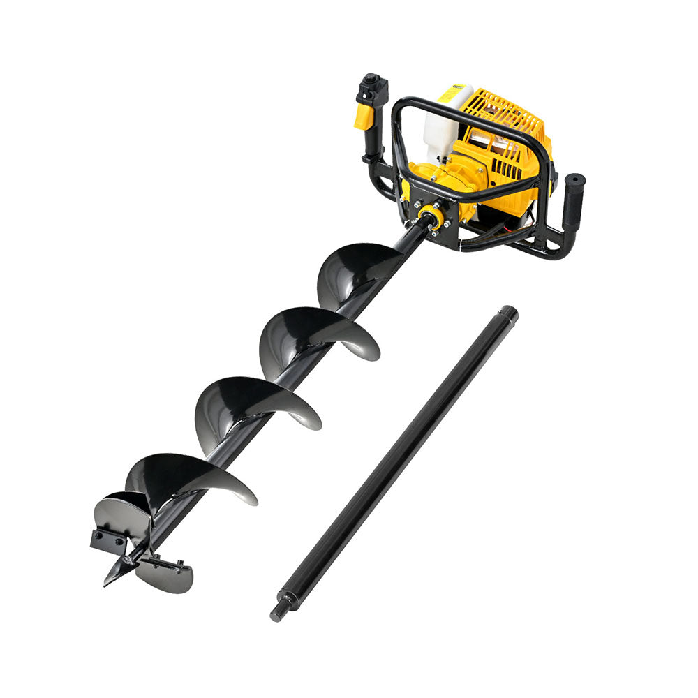 Giantz 82CC Petrol Post Hole Digger 200mm Auger Extension