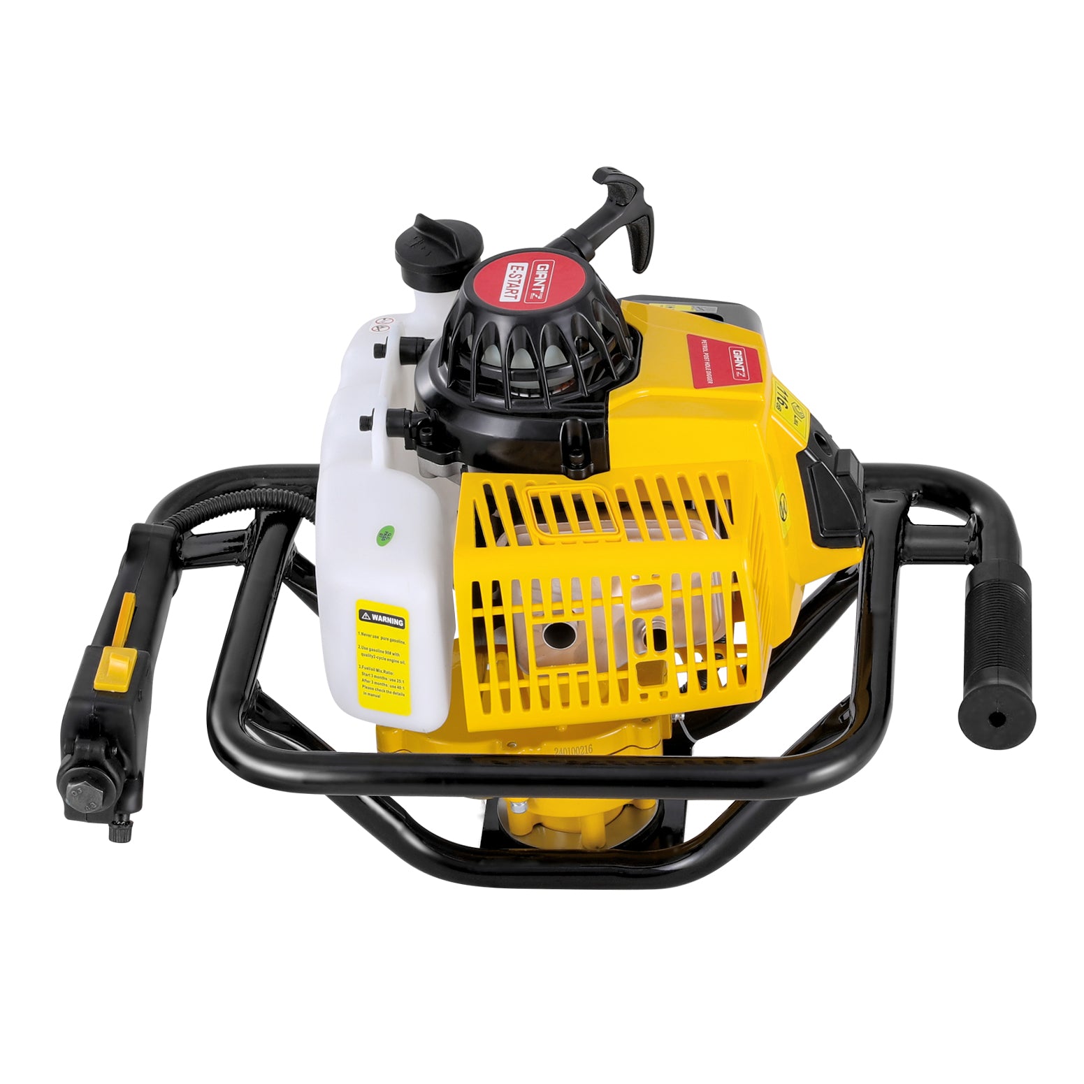 Giantz 82CC Petrol Post Hole Digger Engine Yellow