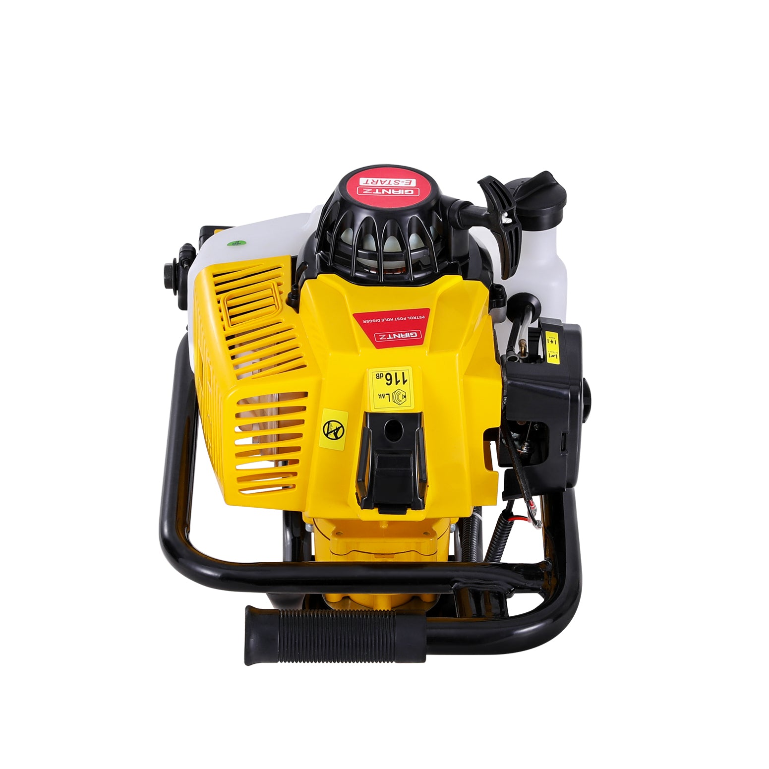 Giantz 82CC Petrol Post Hole Digger Engine Yellow