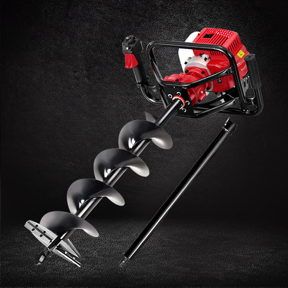 Giantz Post Hole Digger 65cc Petrol 200mm Auger