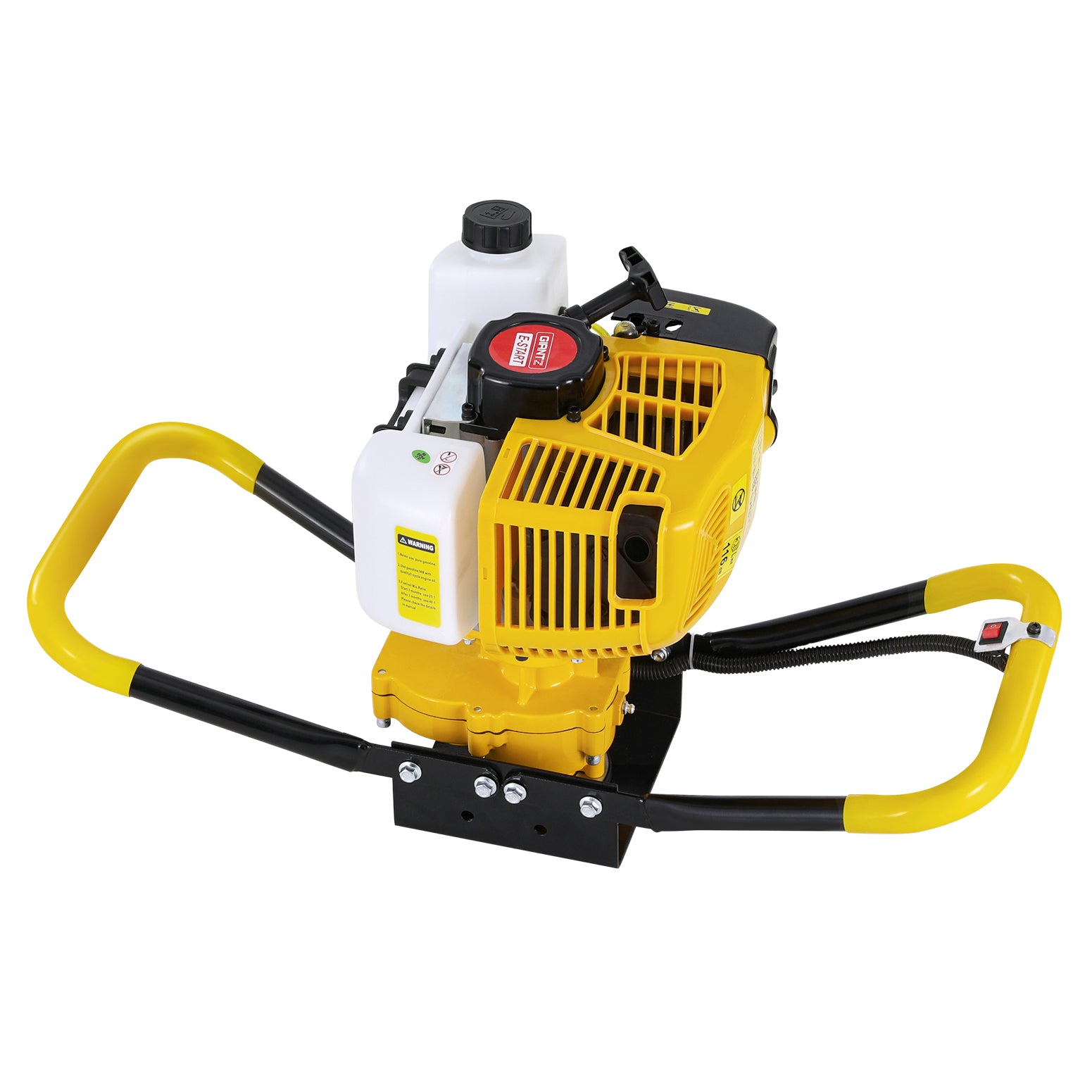 Giantz 74CC Petrol Post Hole Digger Engine Yellow