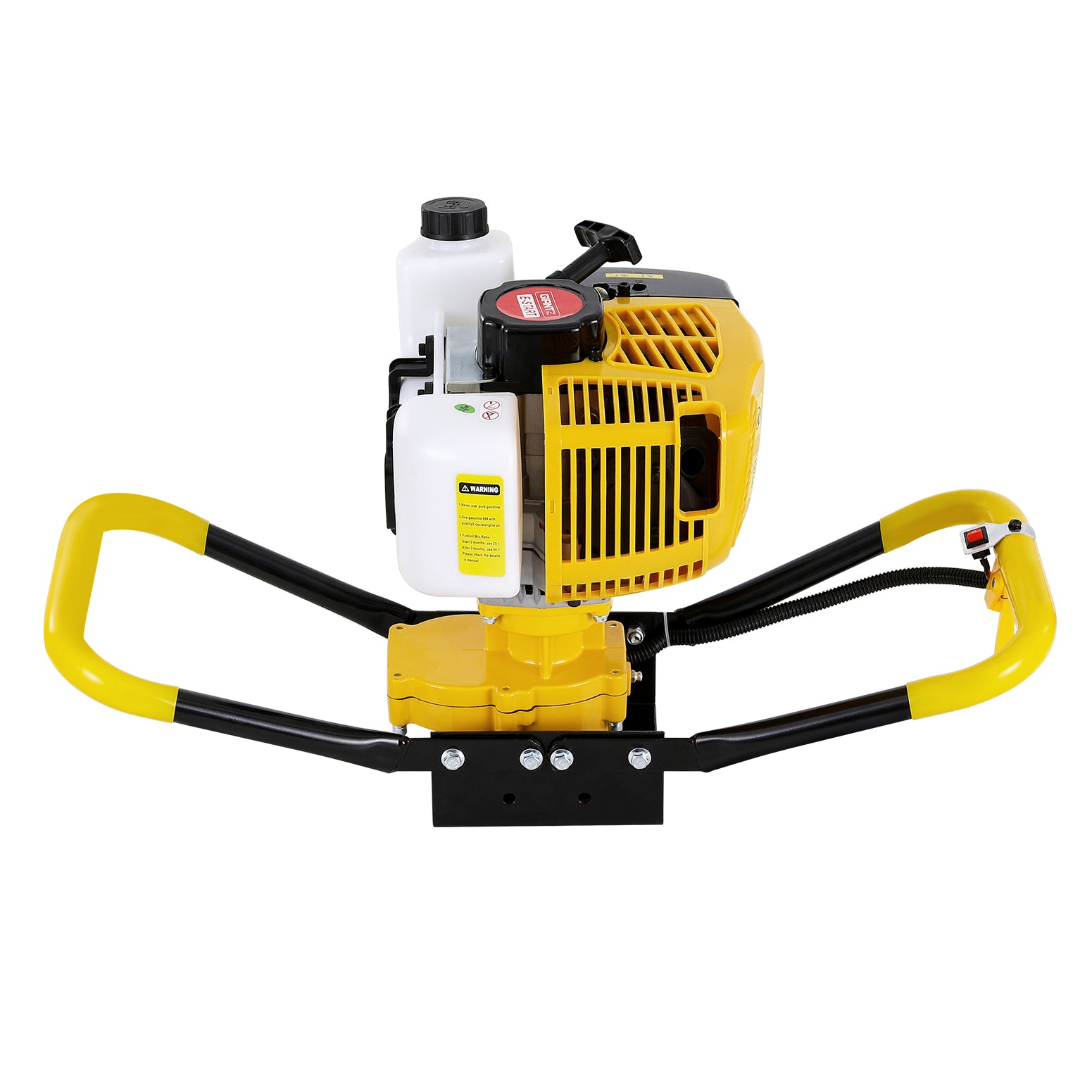 Giantz 74CC Petrol Post Hole Digger Engine Yellow