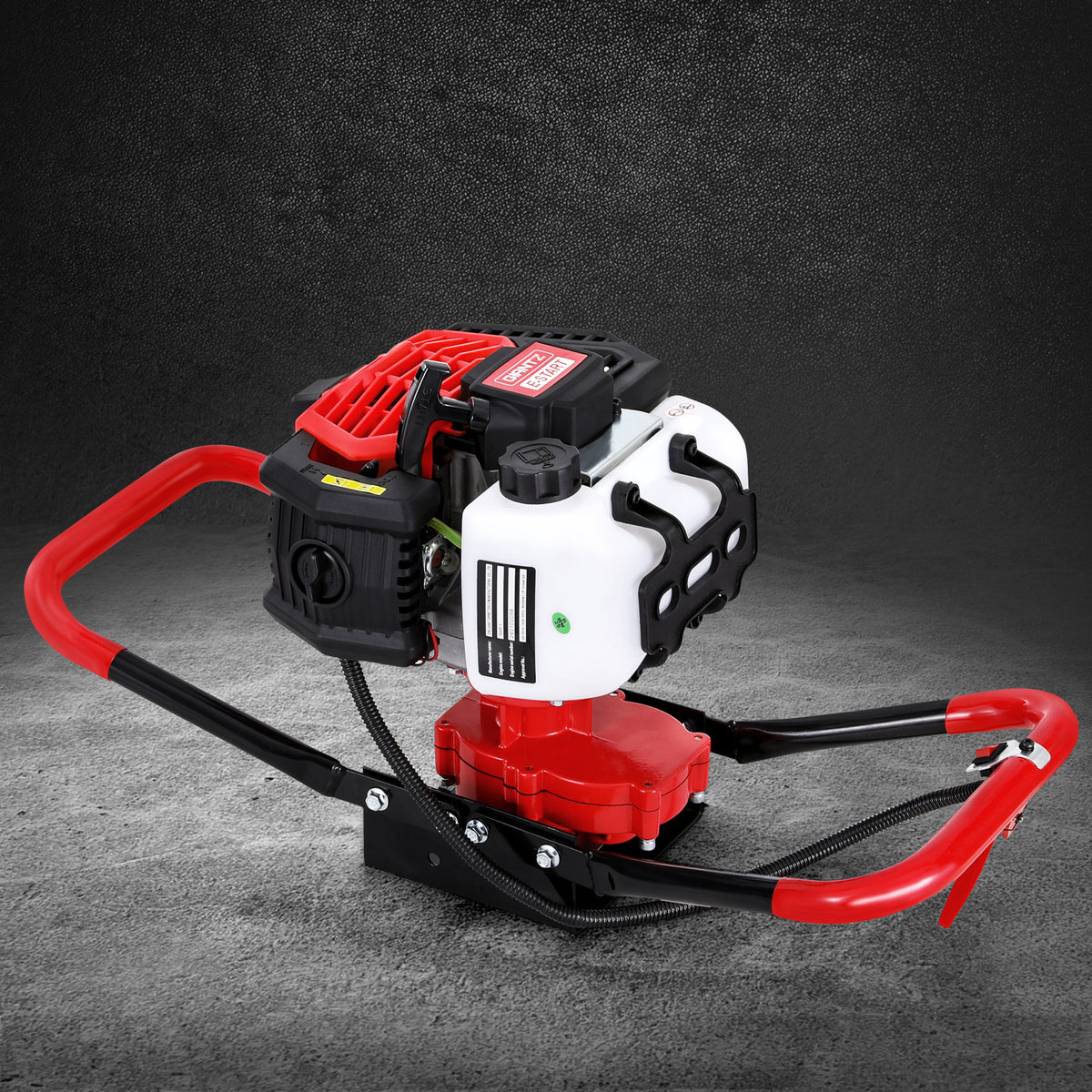 Giantz 65CC Post Hole Digger Petrol Engine Red