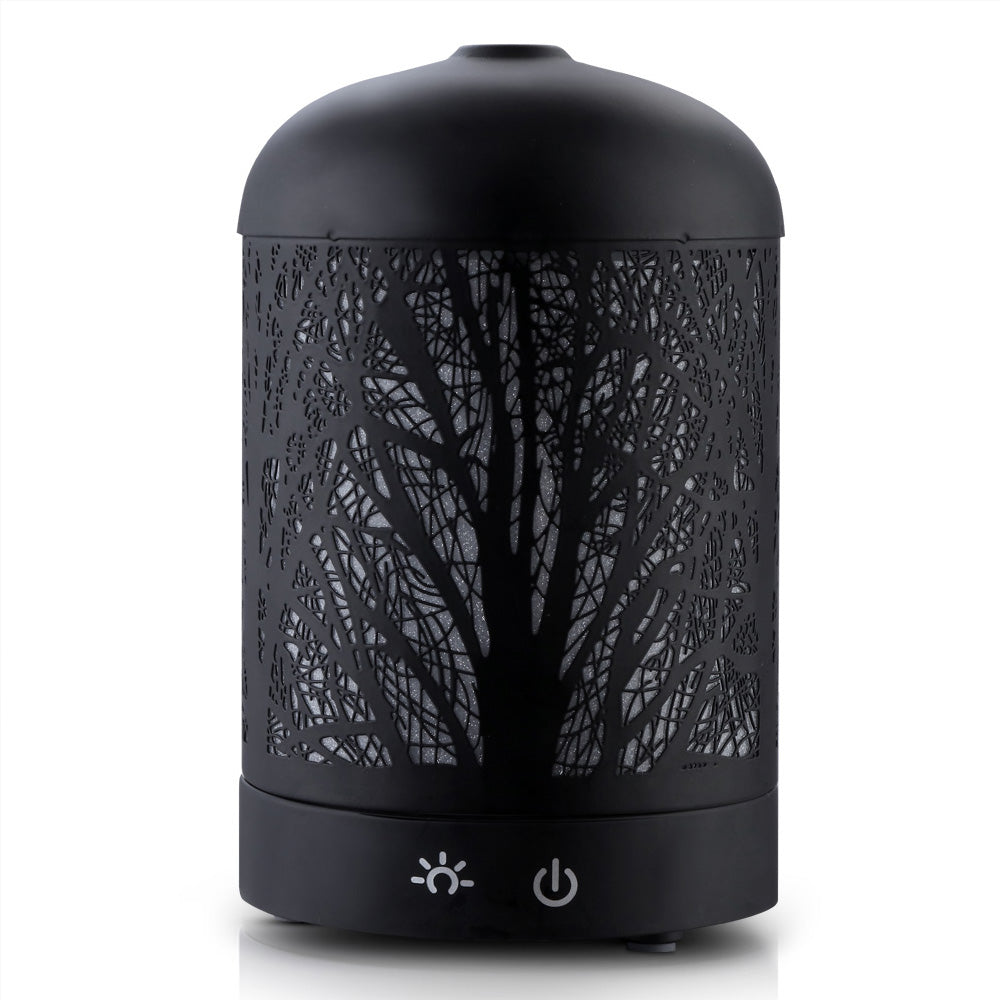 Devanti 160ml Ultrasonic Aroma Diffuser Black Aromatherapy