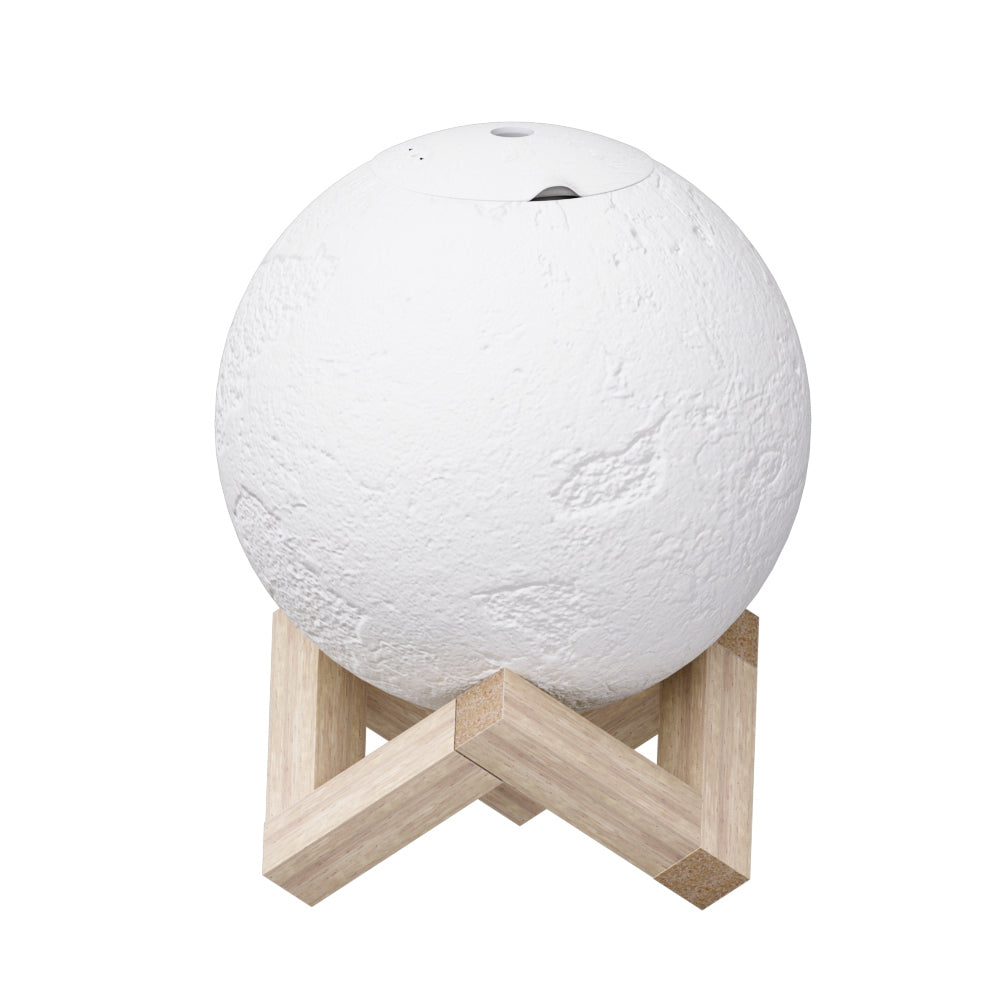 Devanti 880ml Aroma Diffuser Moon Lamp White