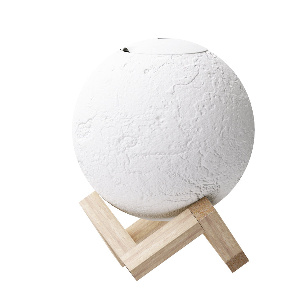 Devanti 880ml Aroma Diffuser Moon Lamp White