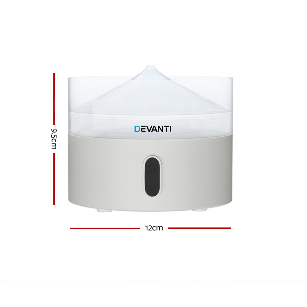 Devanti 220ml Aroma Diffuser Humidifier White