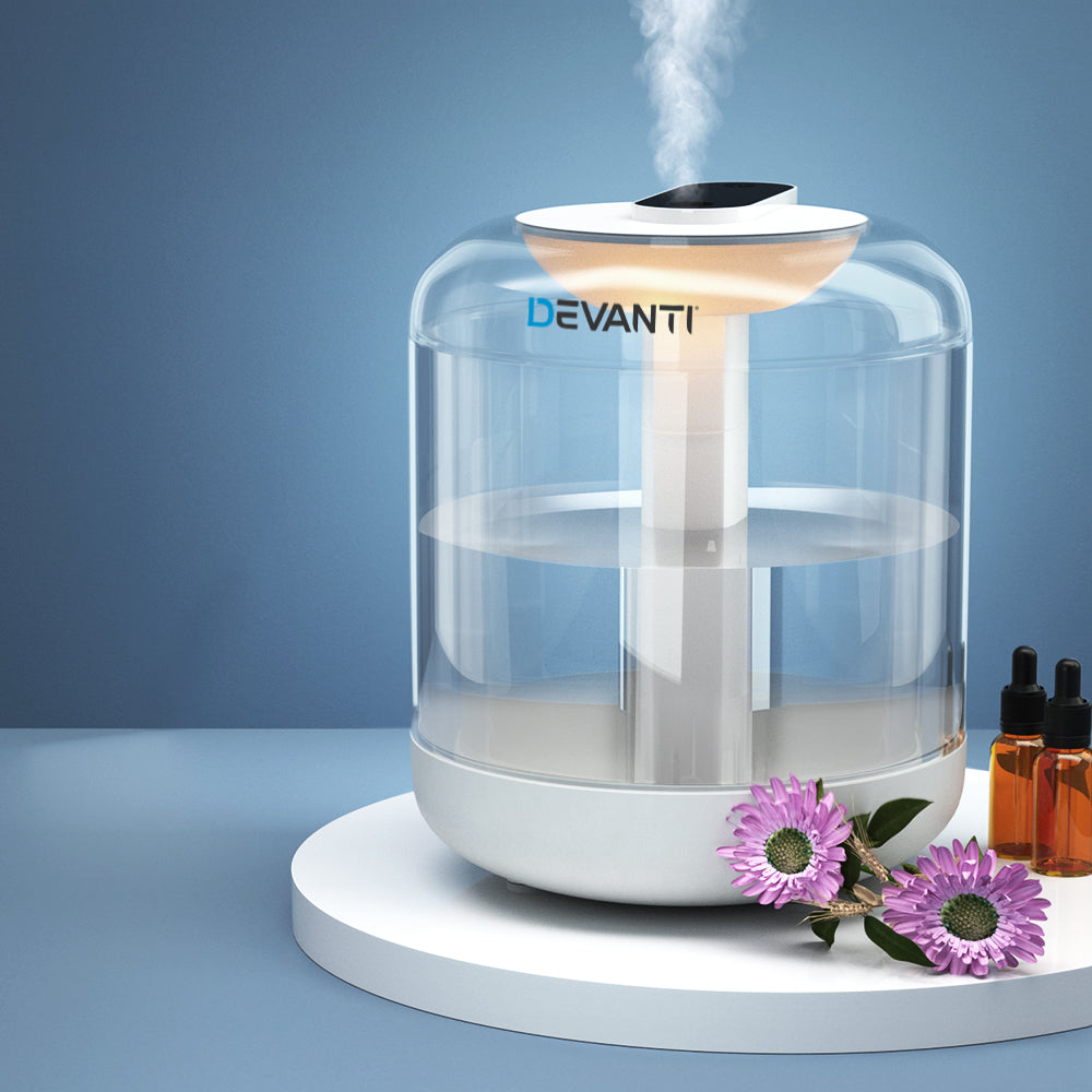Devanti 1L Aroma Diffuser Humidifier White