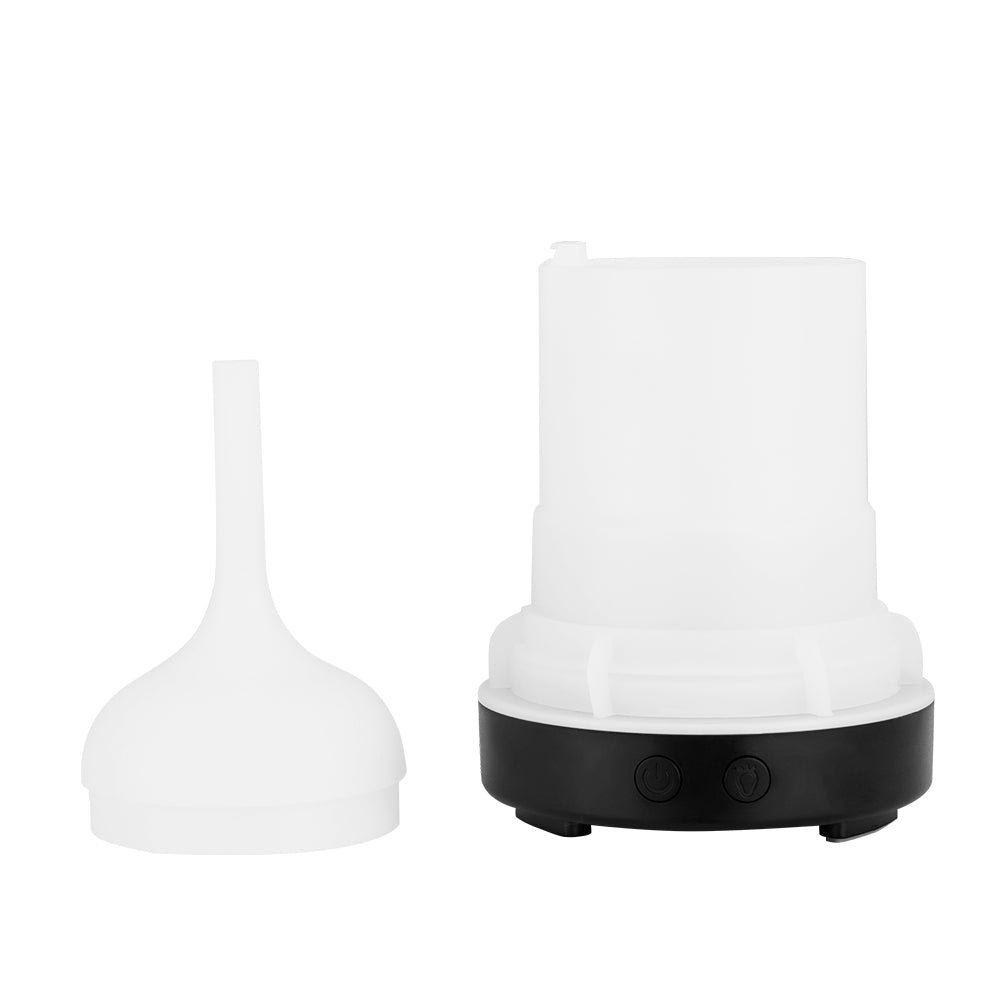 Devanti 100ml Aroma Diffuser LED Glass Marble Black