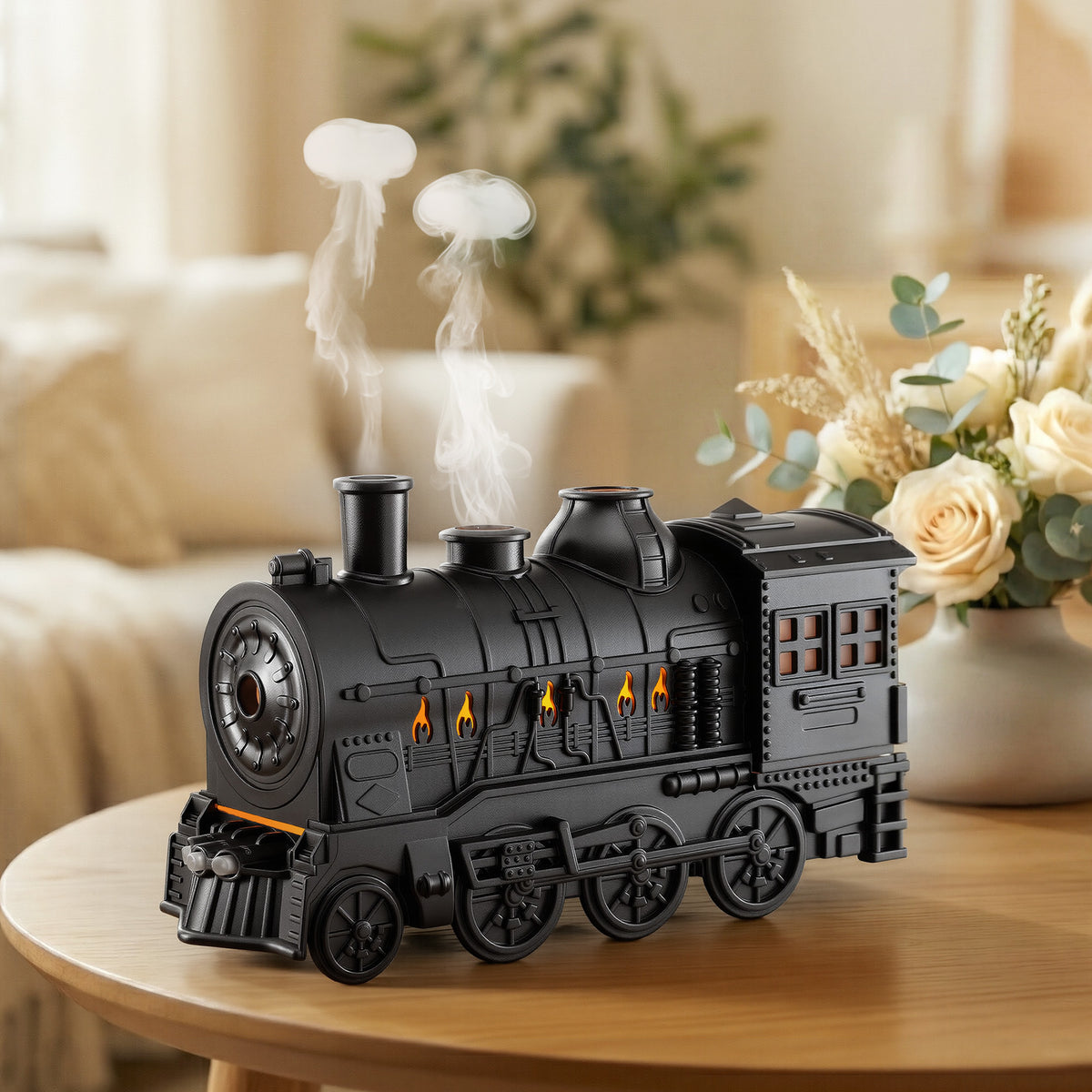 Devanti Train Aroma Diffuser Essential Oil Humidifier 300ml