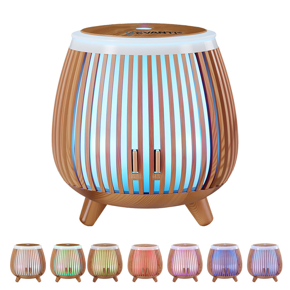 Devanti Ultrasonic Aroma Diffuser Humidifier 140ml Deep Wood
