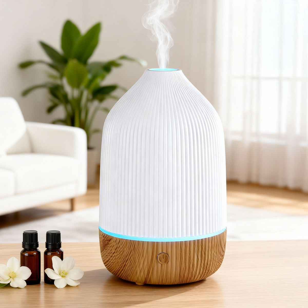 Devanti Ultrasonic Aroma Diffuser 100ml Humidifier Forest