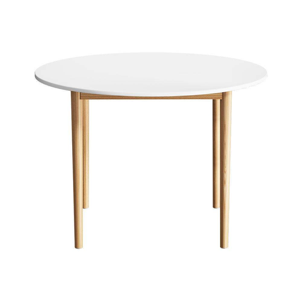 Demi Round Dining Table 108CM White Pine Nordic Style