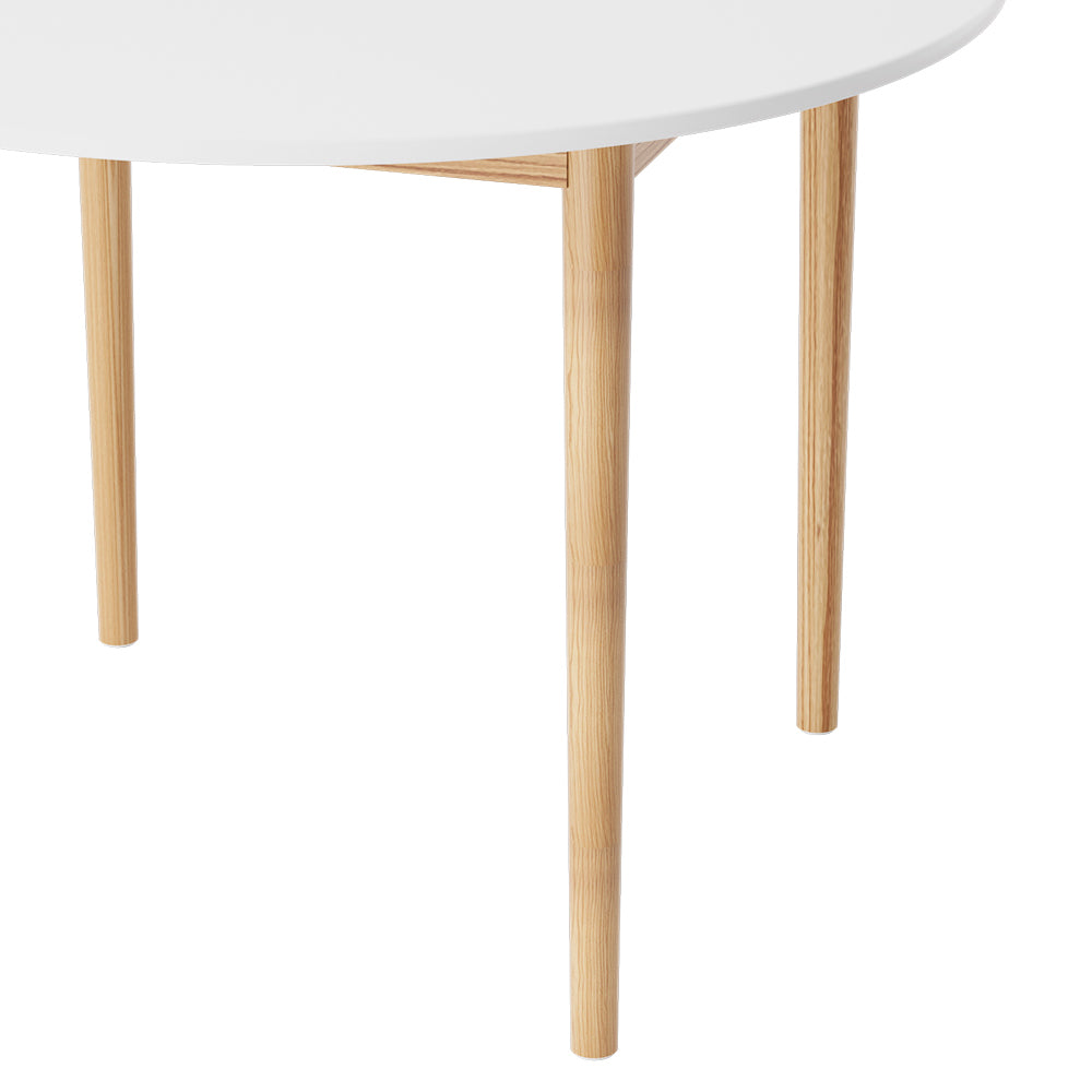 Demi Round Dining Table 108CM White Pine Nordic Style