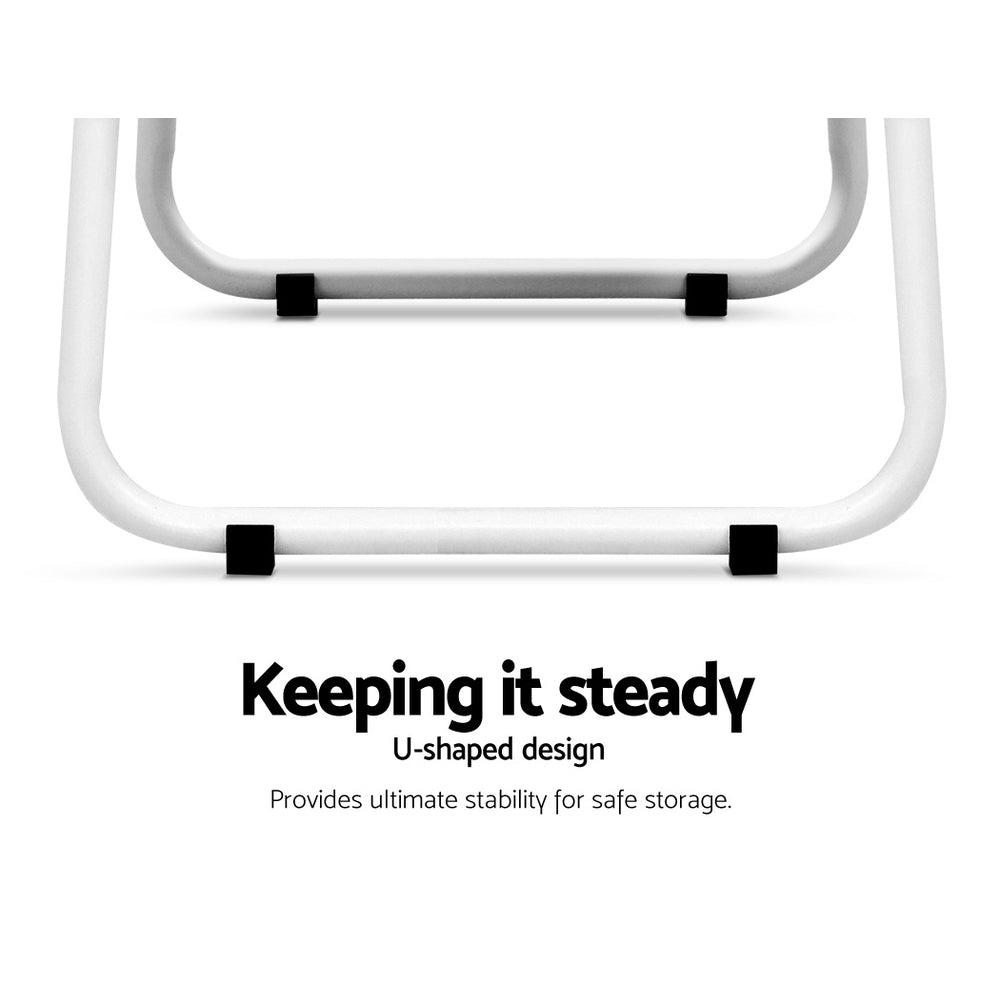 Artiss 150cm Clothes Rack Wardrobe Airer Coat Stand White