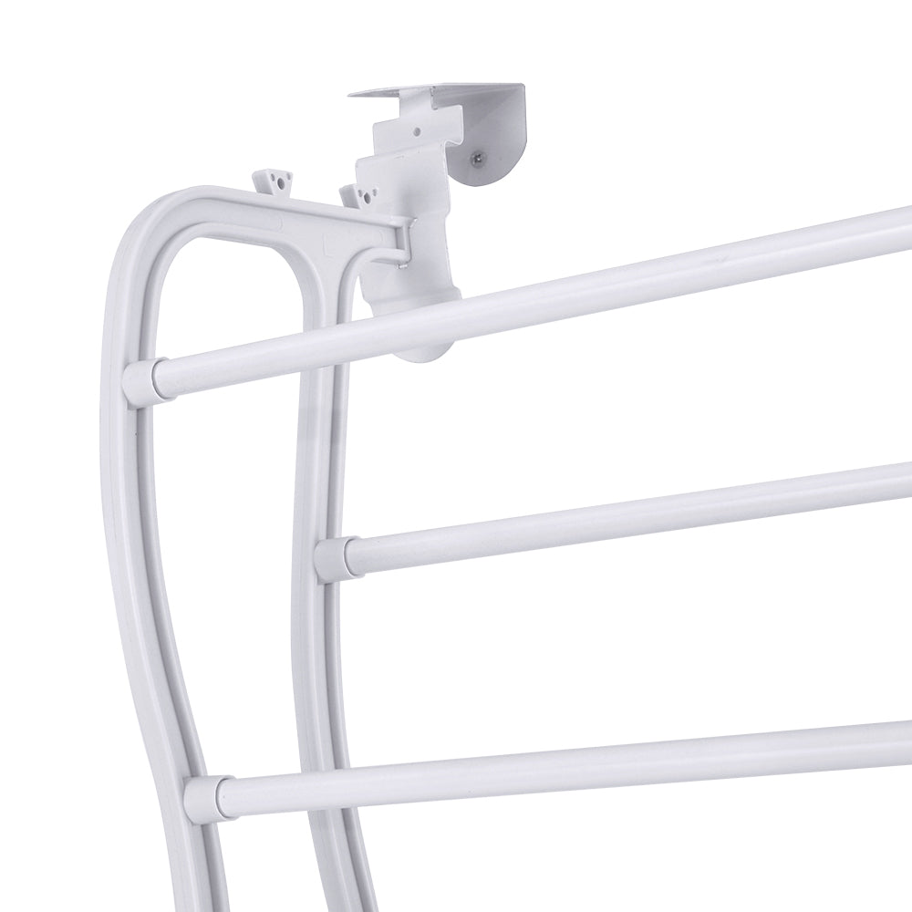 Eric 12-Tier Over-Door Shoe Rack Organiser 24 Pairs White