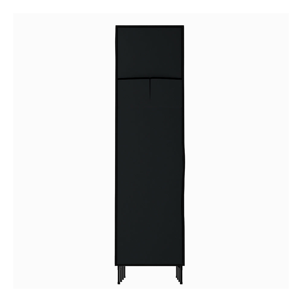 Artiss Large Portable Wardrobe Closet with Shelf Black