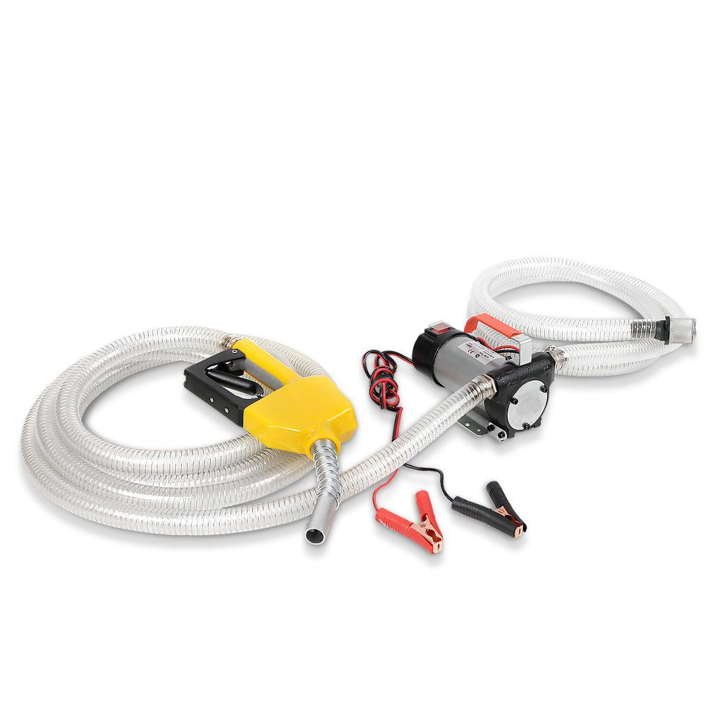 Giantz 12V Diesel Oil Transfer Pump Electric Bowser Auto Display