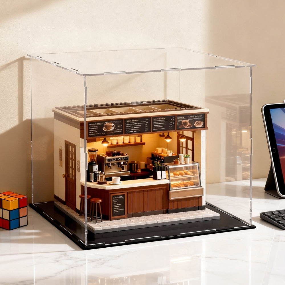 Artiss Clear Acrylic Display Case Dustproof 30cm