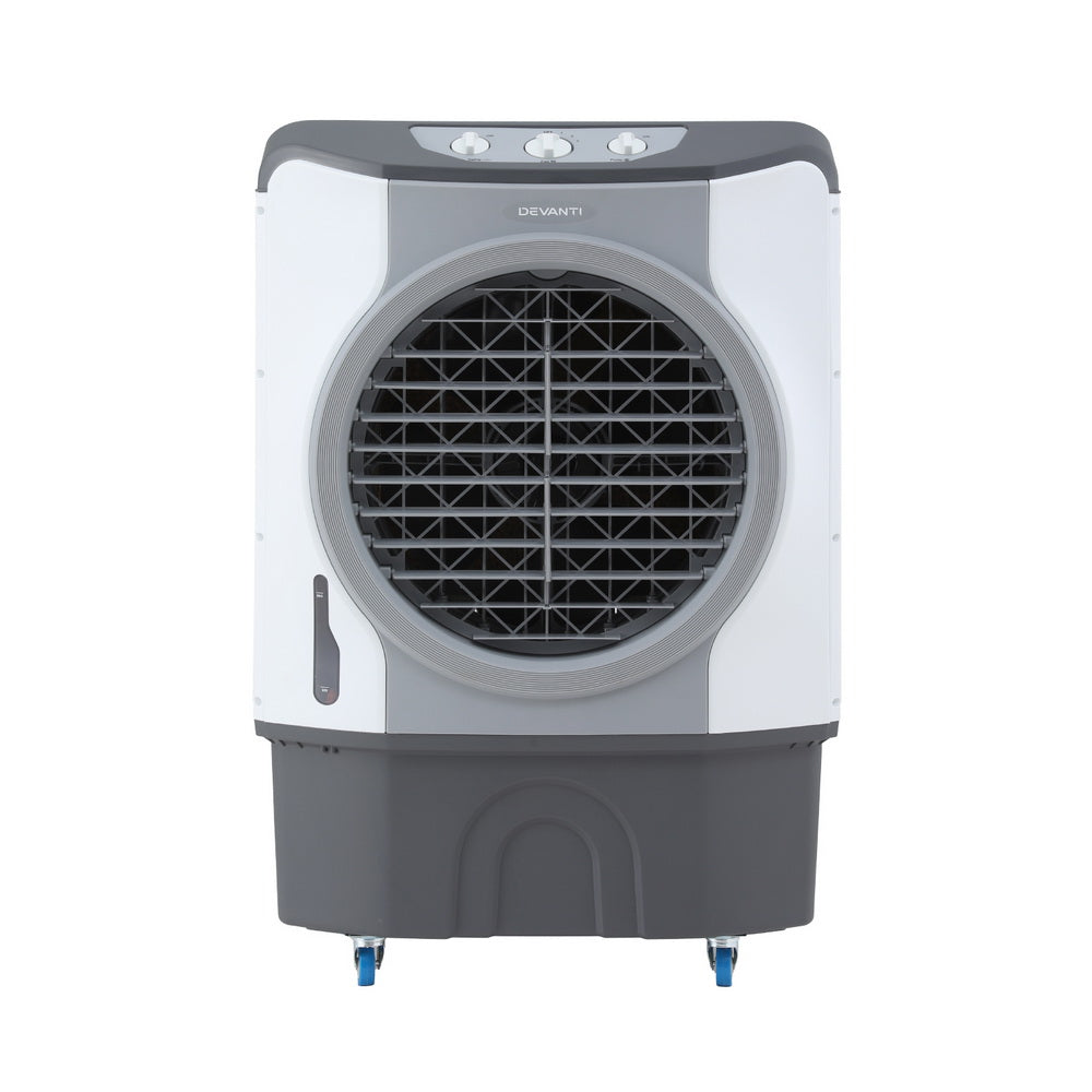 Devanti 45L Commercial Evaporative Air Cooler White/Blue